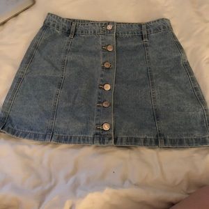 Forever 21 jean skirt